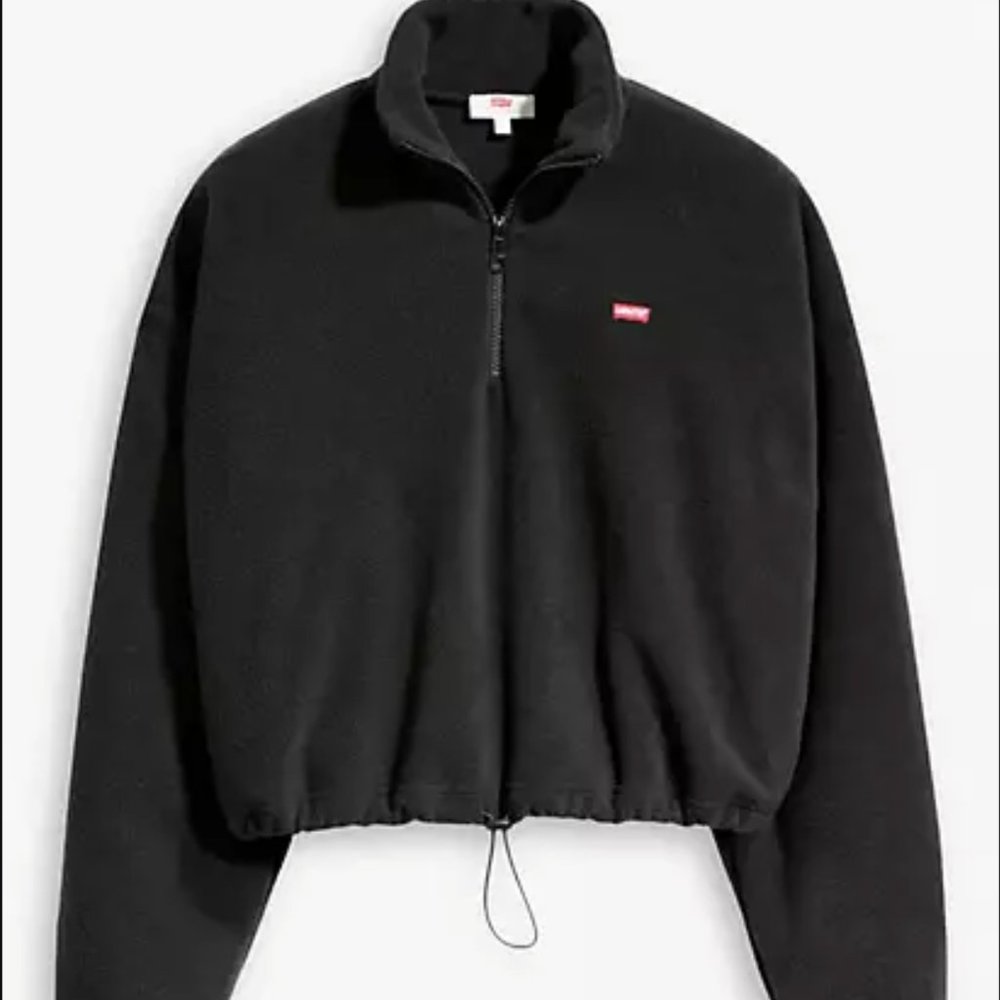 Levi's cropped fleece (never been worn)
